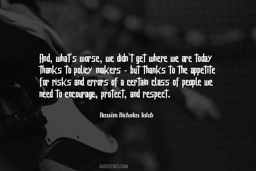 Need For Respect Quotes #1632862