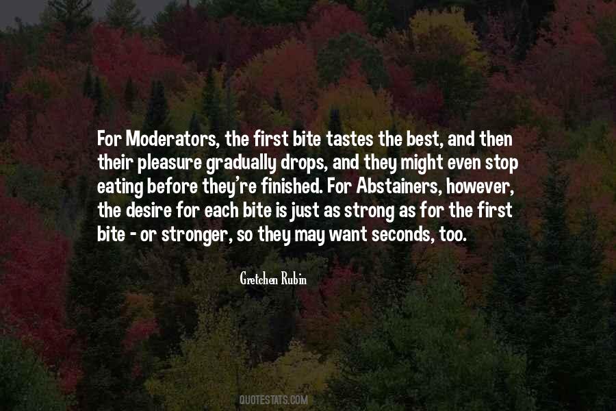 Abstainers Vs Moderators Quotes #1034458
