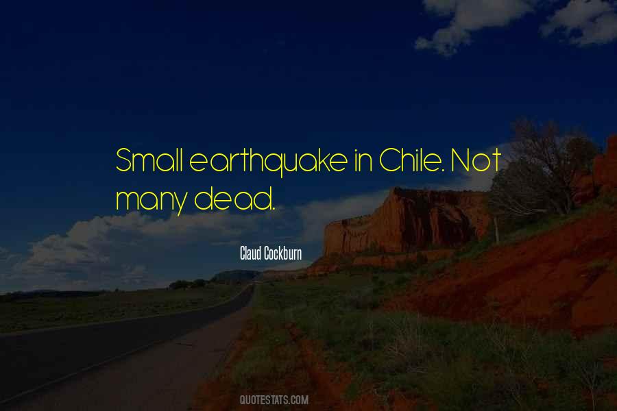 Small Earthquake Quotes #642584