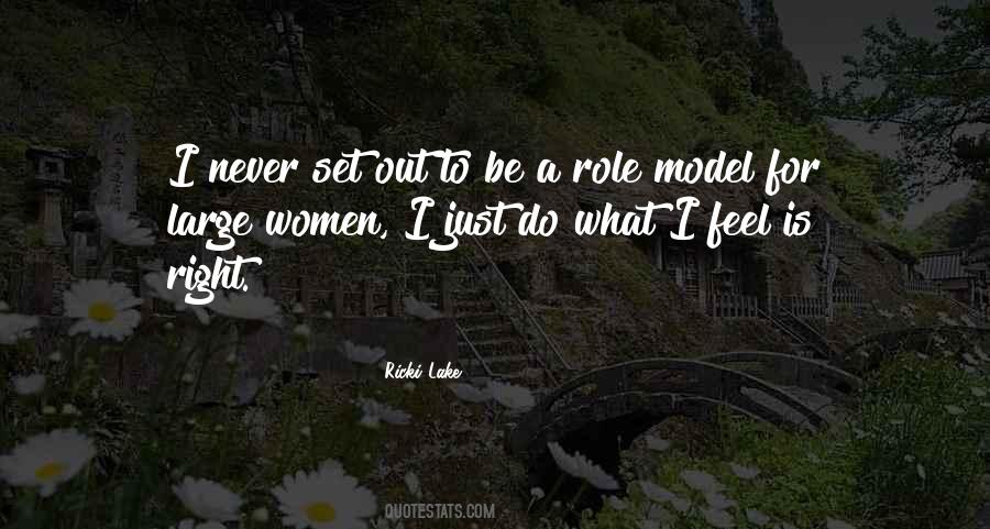 Be A Role Model Quotes #1521183