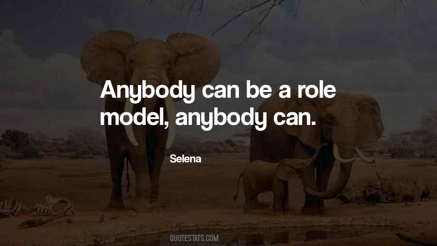 Be A Role Model Quotes #421927
