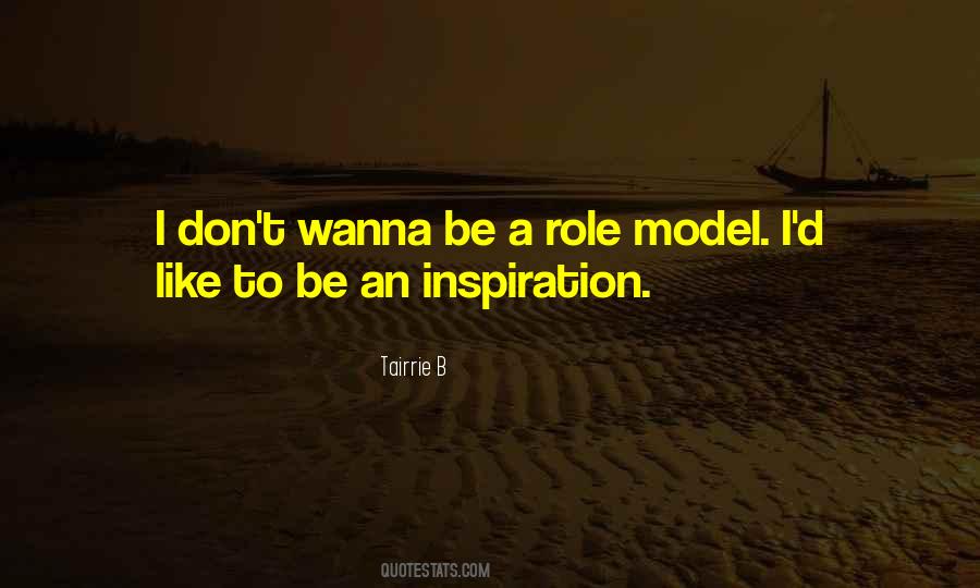 Be A Role Model Quotes #950886