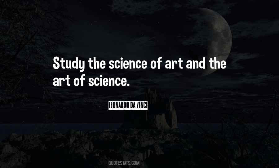 Art Of Science Quotes #1877626