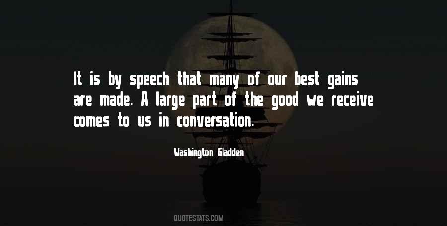 Good Speech Quotes #1053634