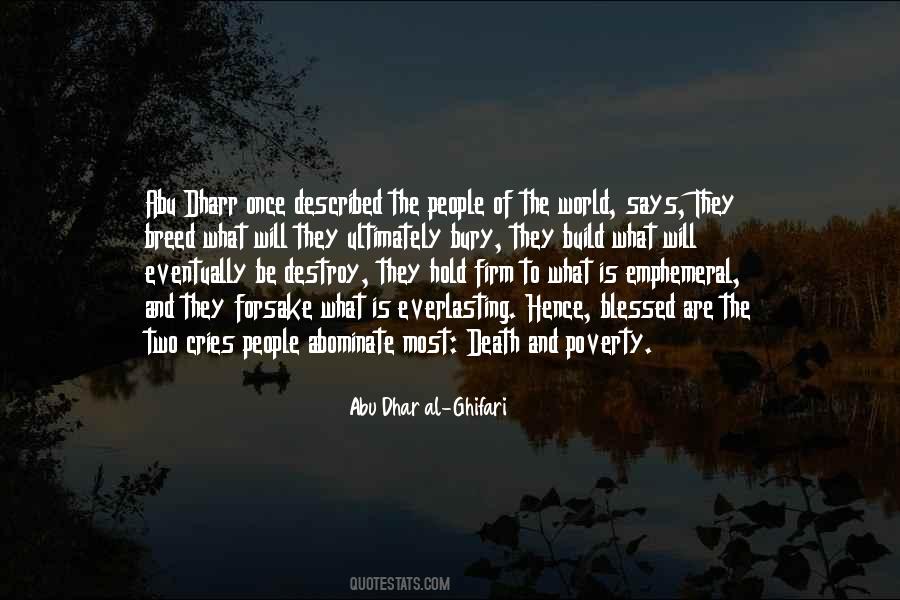 Abu Dhar Al Quotes #289048