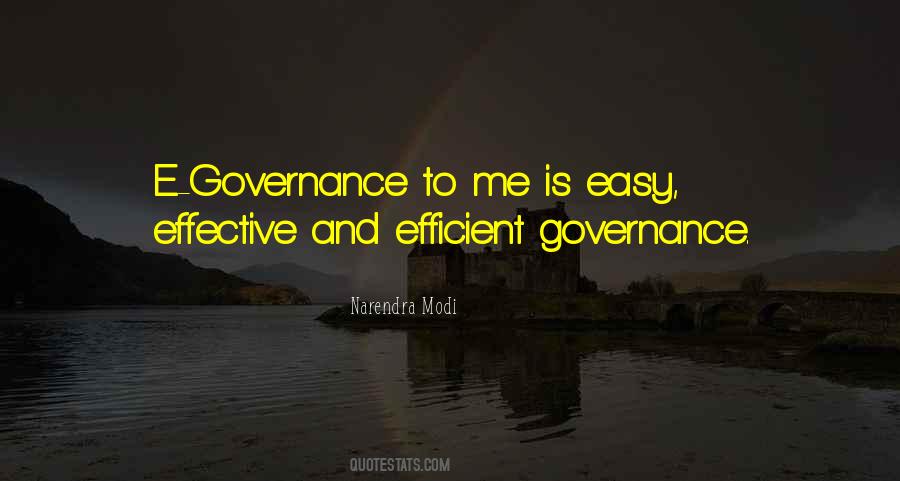 Effective Governance Quotes #1153671