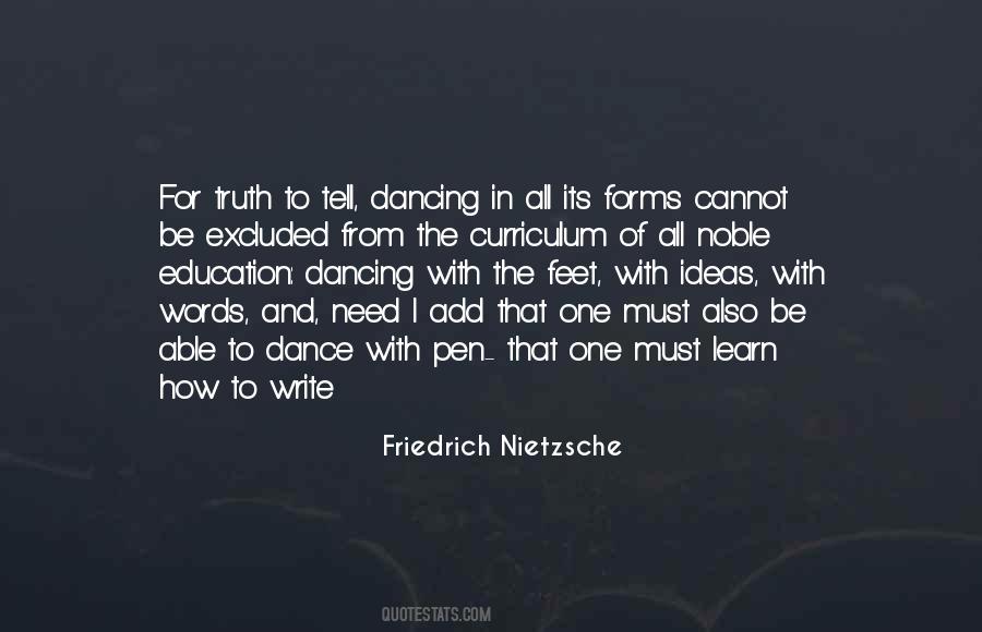 Dance Forms Quotes #299628