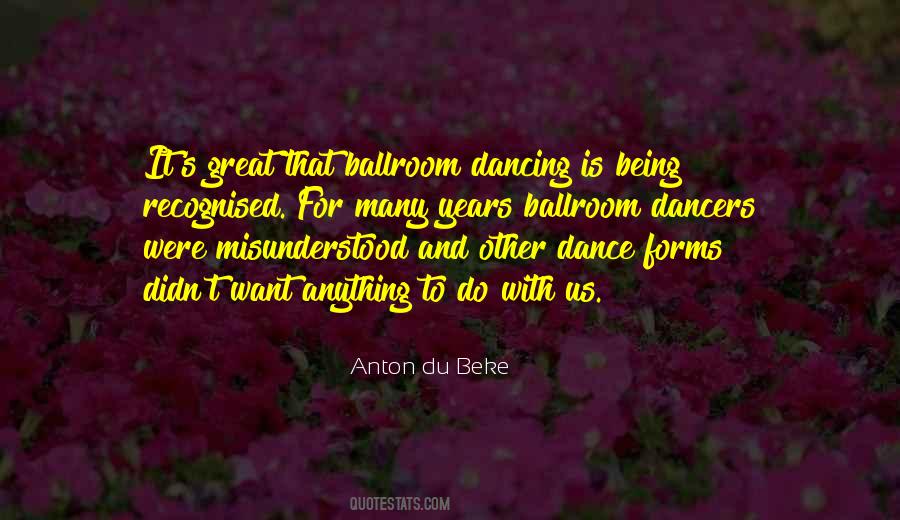 Dance Forms Quotes #674637