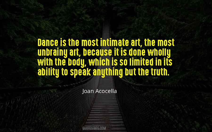 Dance Is Art Quotes #922543
