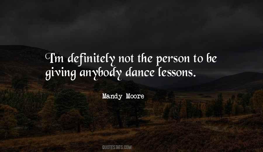 Dance Lessons Quotes #1203009