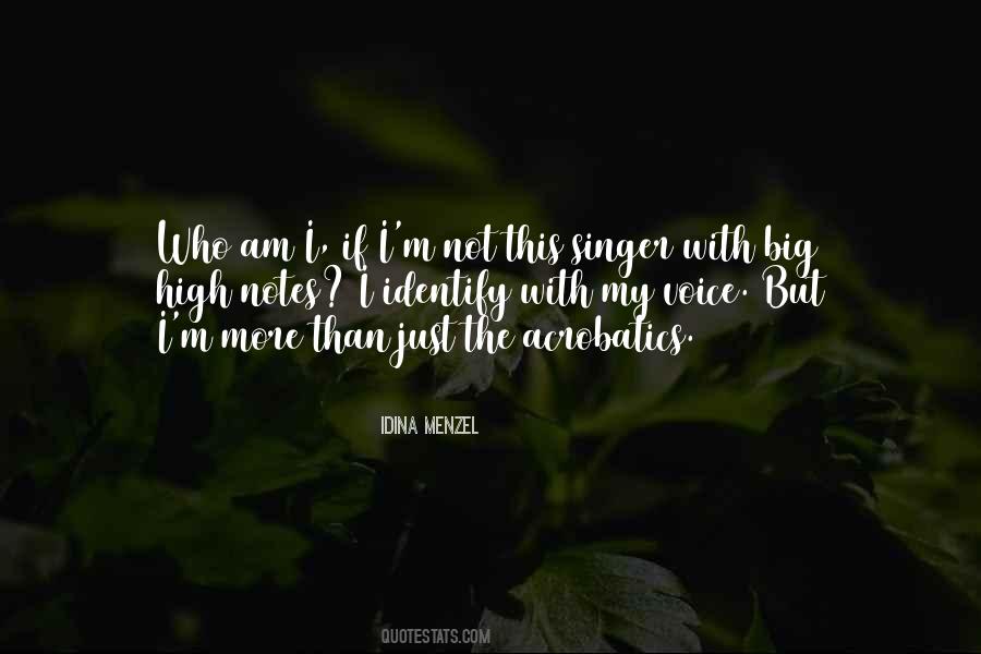 Menzel Singer Quotes #1364217