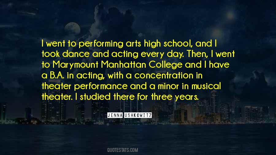 Dance Performing Quotes #1553270