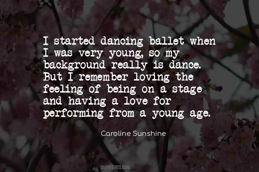 Dance Performing Quotes #558525