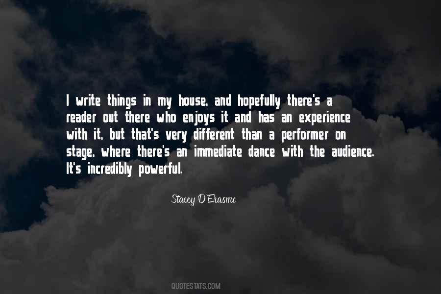 Dance Stage Quotes #1110545
