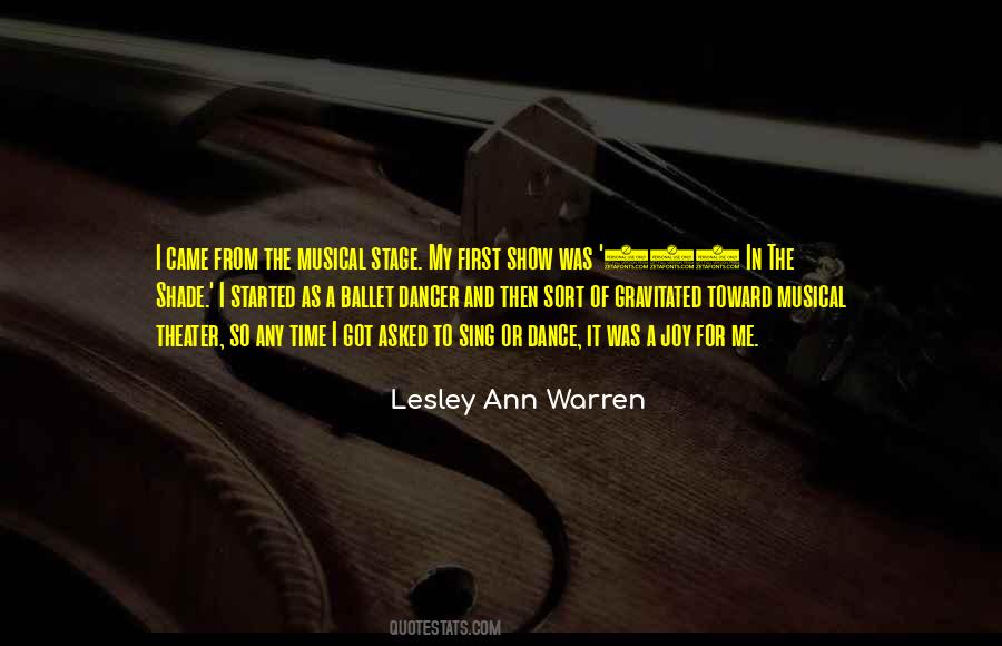 Dance Stage Quotes #1710548
