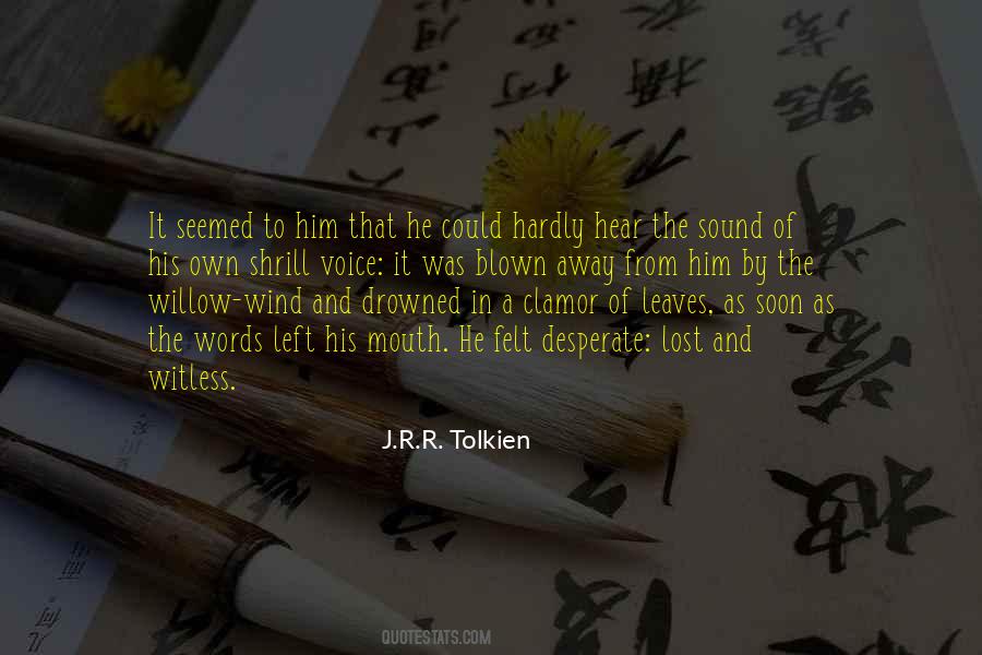 Voice In The Wind Quotes #653987