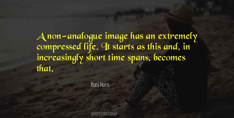 Analogue Life Quotes #988564