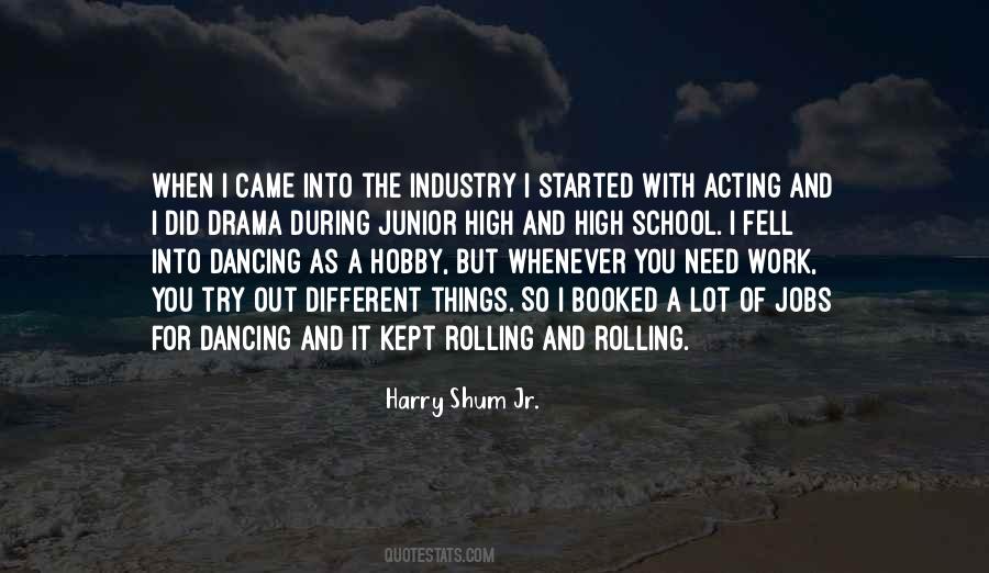 Dancing And Acting Quotes #210999