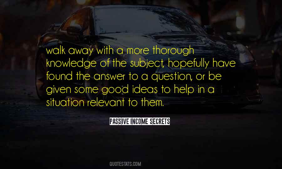 Answer Given Quotes #1663721