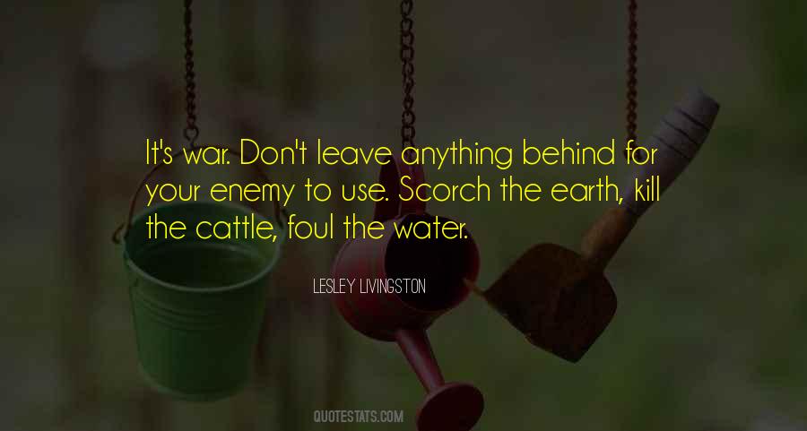 Enemy Is Behind Us Quotes #1132059