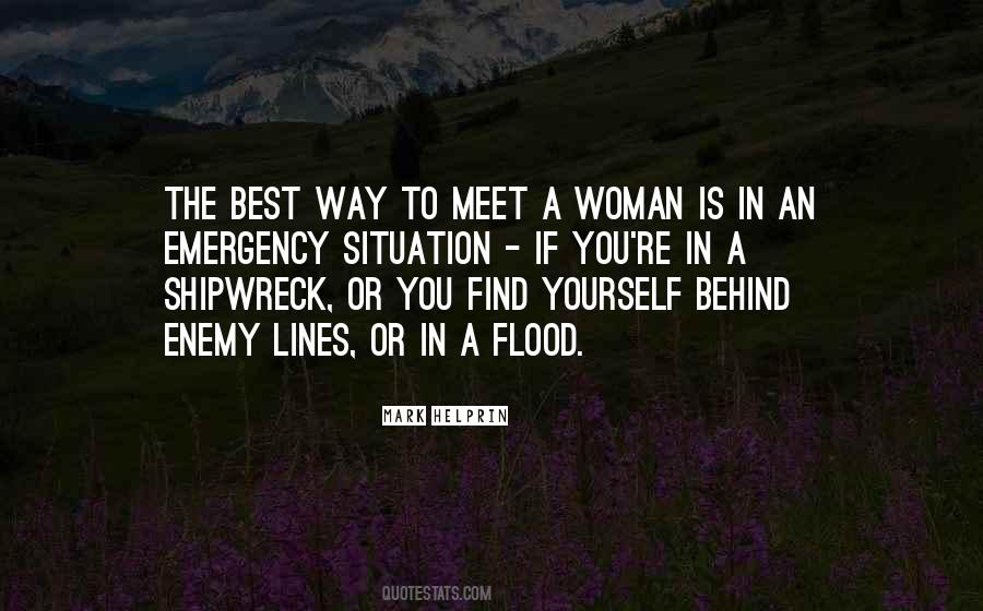 Enemy Is Behind Us Quotes #1307010