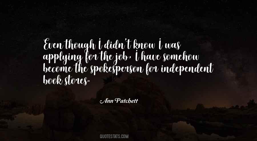 Applying What You Know Quotes #1264150