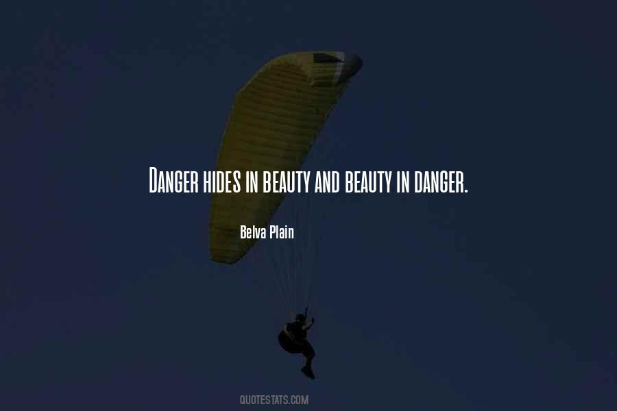 Danger Of Beauty Quotes #1104594