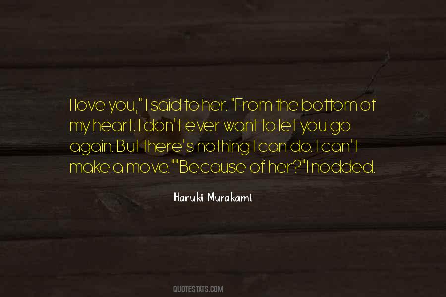 Haruki Murakami Love Quotes #1054348