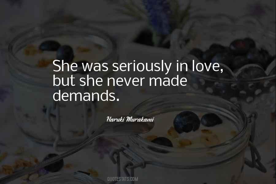 Haruki Murakami Love Quotes #1081059