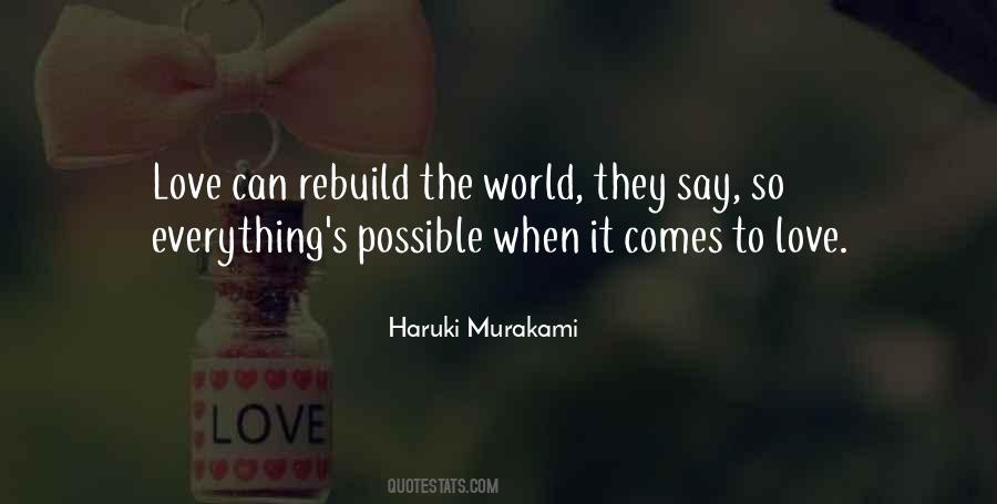 Haruki Murakami Love Quotes #1170135
