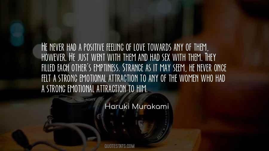 Haruki Murakami Love Quotes #1188087