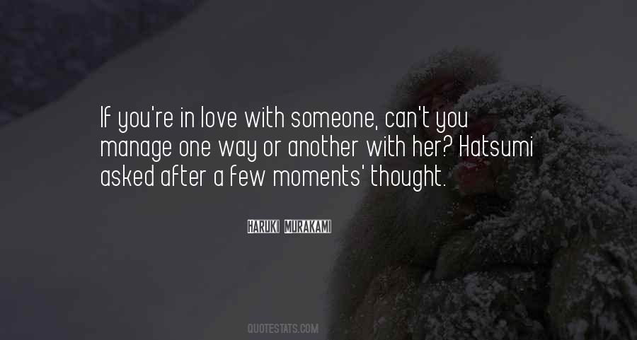 Haruki Murakami Love Quotes #121213