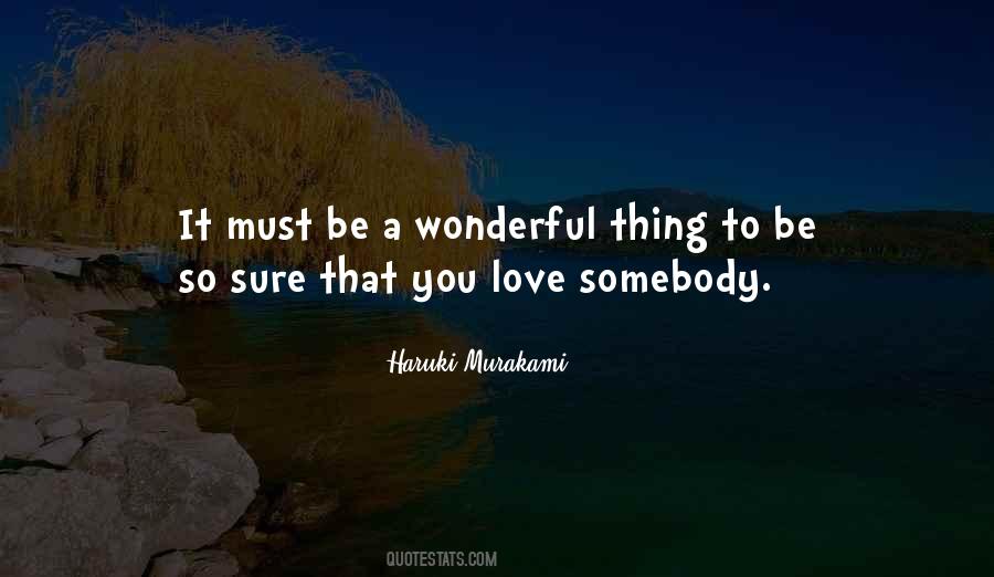 Haruki Murakami Love Quotes #1402503