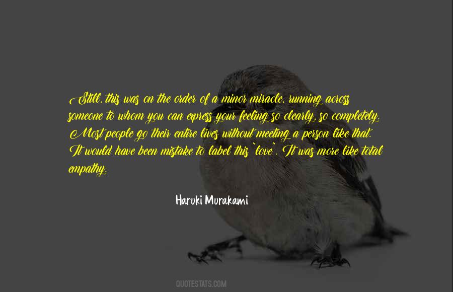 Haruki Murakami Love Quotes #1576152