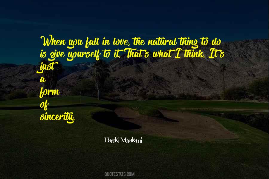 Haruki Murakami Love Quotes #353572