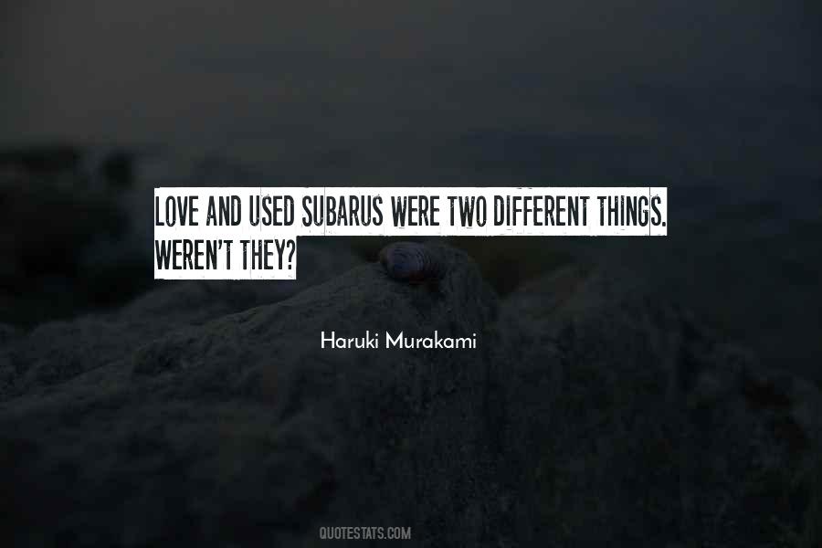 Haruki Murakami Love Quotes #482267