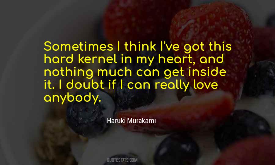 Haruki Murakami Love Quotes #507988