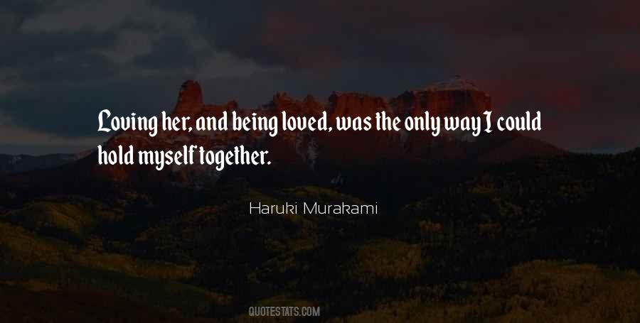 Haruki Murakami Love Quotes #709463