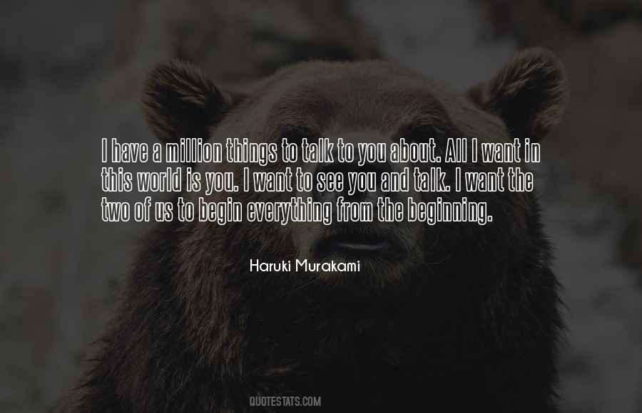 Haruki Murakami Love Quotes #871969