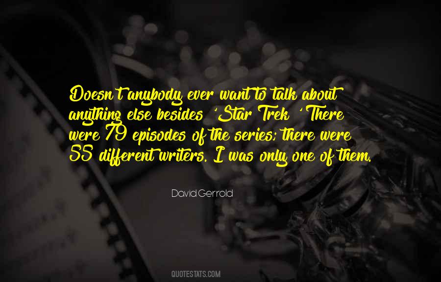 Gerrold David Quotes #902946