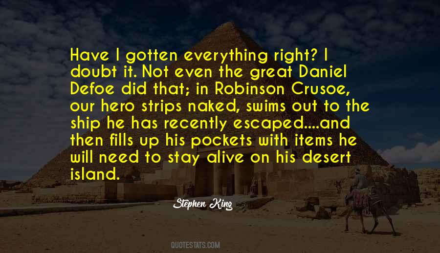 Daniel Defoe Robinson Crusoe Quotes #1347468
