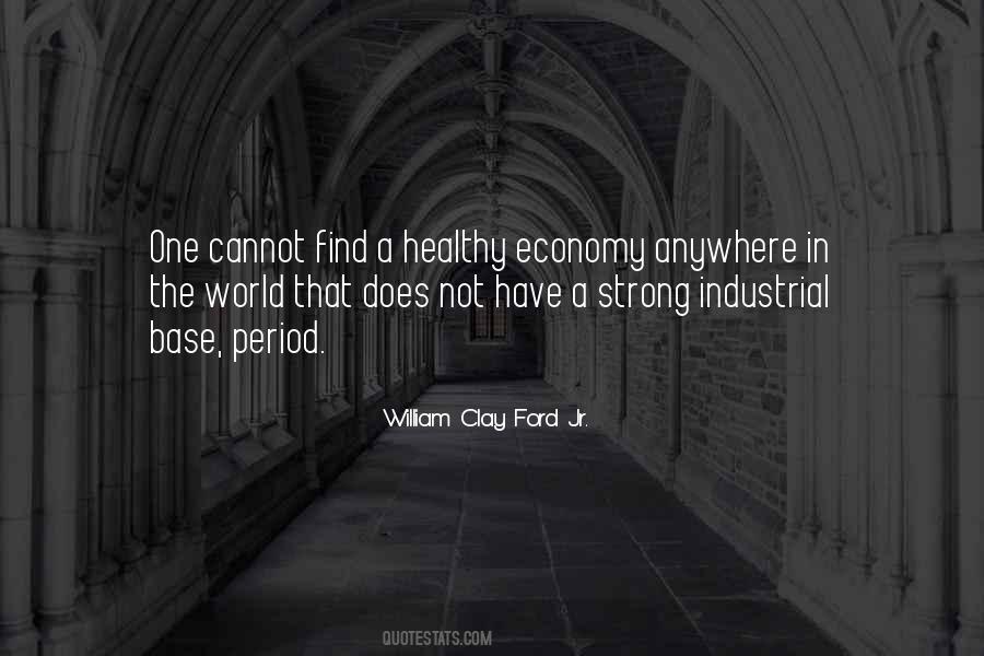 A Strong Economy Quotes #1280595
