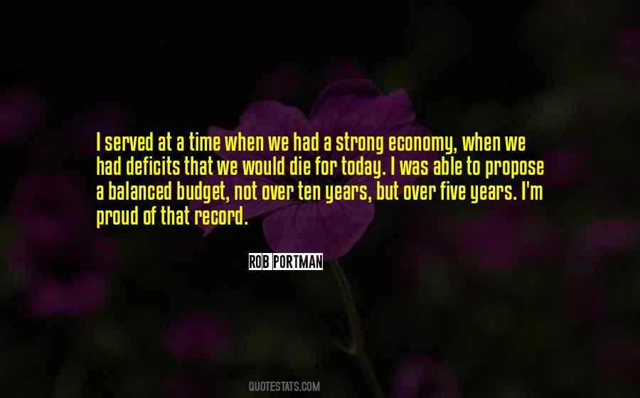 A Strong Economy Quotes #564960