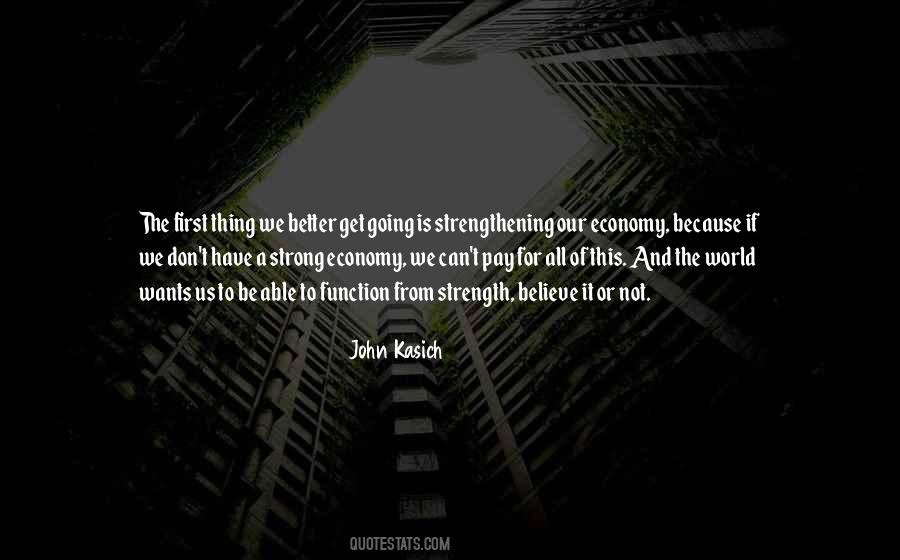 A Strong Economy Quotes #781239