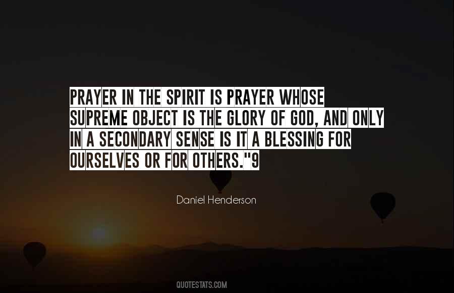 Daniel Henderson Prayer Quotes #705792
