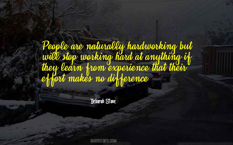 Hardworking People Quotes #1561813