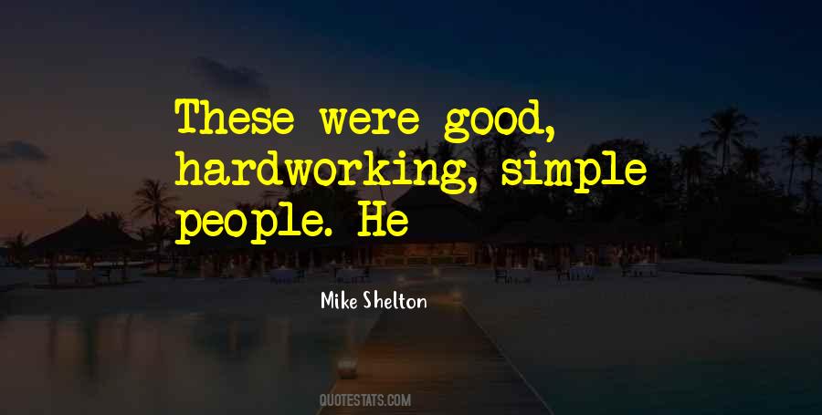 Hardworking People Quotes #15921