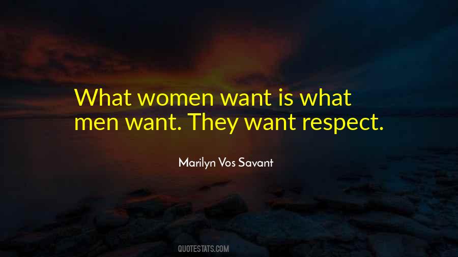 What Women Want Quotes #1302589