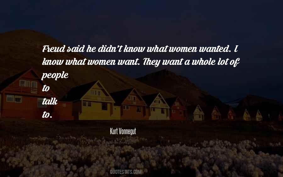 What Women Want Quotes #1534118