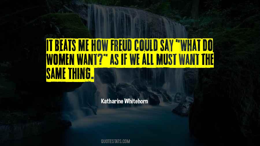 What Women Want Quotes #420831
